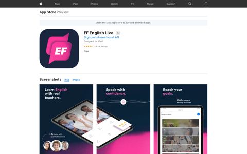 ‎EF English Live on the App Store