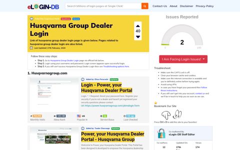 Husqvarna Group Dealer Login