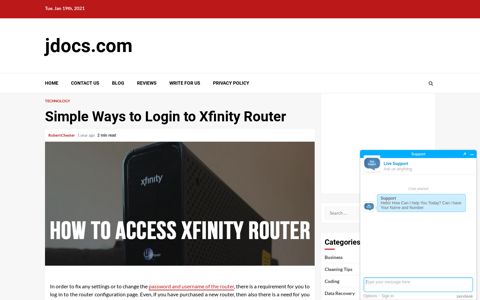 How to Log Into Xfinity Router? Access Xfinity Router ... - JDocs
