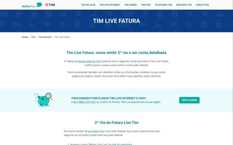Live Tim Fatura: Saiba Como Emitir 2ª Via de Sua Conta