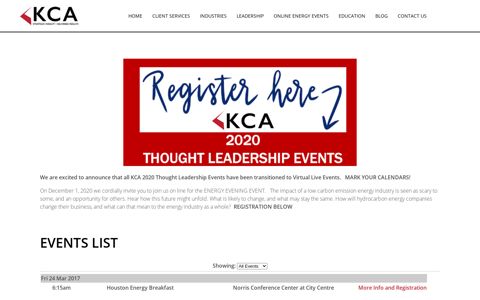 Register | KCA - KCA US