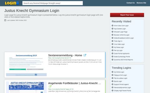 Justus Knecht Gymnasium Login - Loginii.com