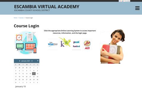 Course Login - Escambia Virtual Academy - School Loop