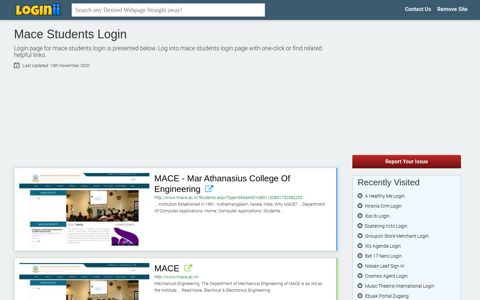 Mace Students Login - Loginii.com