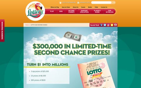 Lotto Cash - Florida Lottery