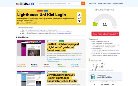 Lighthouse Uni Kiel Login - штыефпкфь login 0 Views
