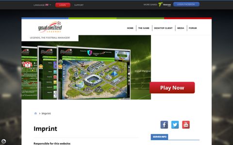 Imprint - goalunited LEGENDS - The online football manager ...