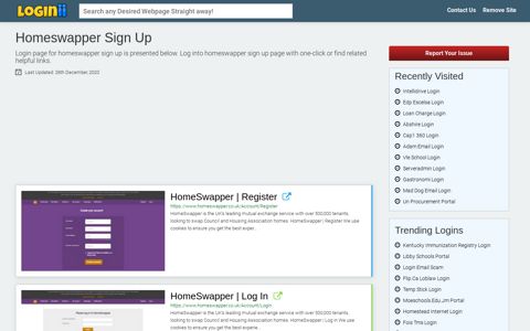 Homeswapper Sign Up - Loginii.com