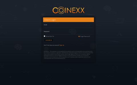 Coinexx - Portal