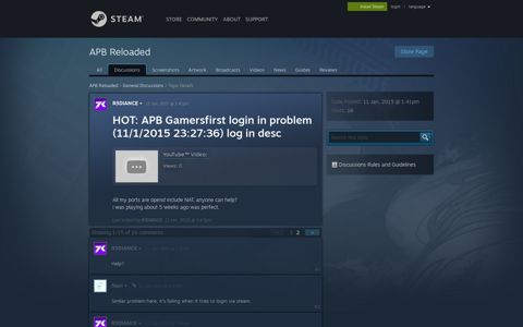 log in desc :: APB Reloaded General Discussions - Steam ...