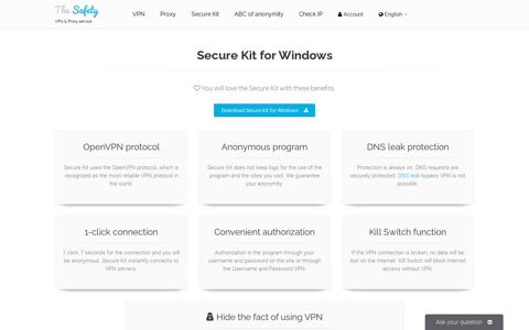 Secure Kit for Windows - TheSafety.US
