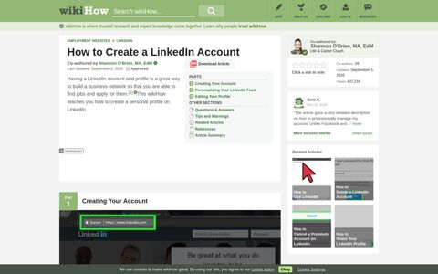 How to Create a LinkedIn Account (with Pictures) - wikiHow