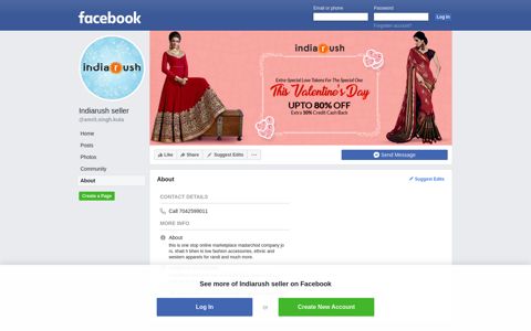 Indiarush seller - About | Facebook