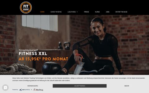 Fitbase Fitnessstudio XXL - an 6 Standorten ab 15,95€*/Monat