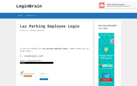 laz parking employee login - LoginBrain