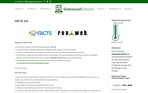 FACTS SIS | Gatewood Schools, Inc.