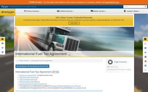 International Fuel Tax Agreement - drive.ky.gov