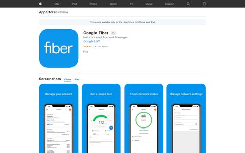 ‎Google Fiber on the App Store