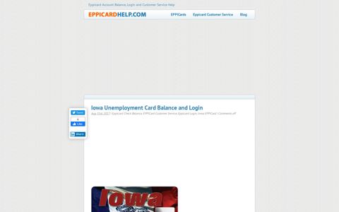 Iowa Unemployment Card Balance and Login - Eppicard Help