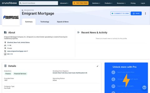 Emigrant Mortgage - Crunchbase Company Profile & Funding