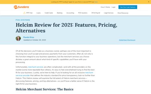 Helcim Review for 2020: Features, Pricing, Top Alternatives