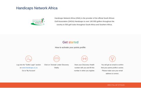 Tee off with the Handicaps Network Africa | Discovery Vitality ...