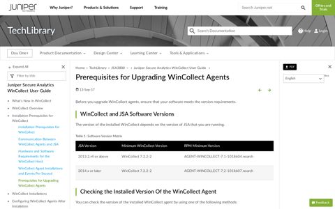 Prerequisites for Upgrading WinCollect Agents - TechLibrary ...