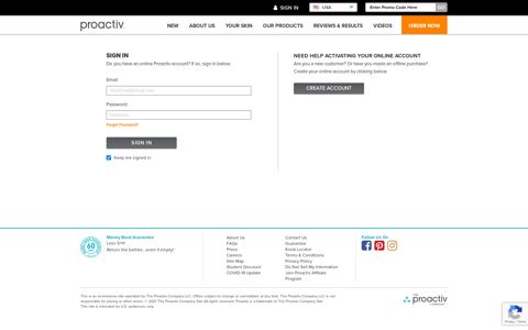 Sign In | Proactiv