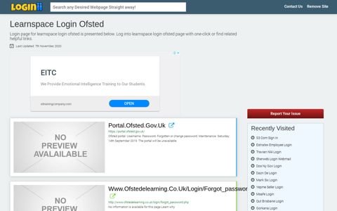 Learnspace Login Ofsted