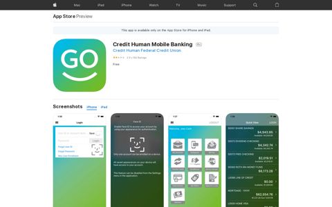 ‎Credit Human Mobile Banking on the App Store