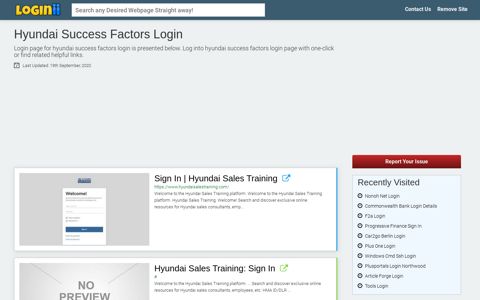 Hyundai Success Factors Login - Loginii.com
