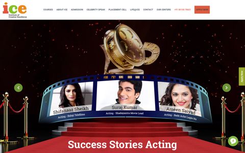 Best Acting & Film Making Institute By Ekta Kapoor - ICE