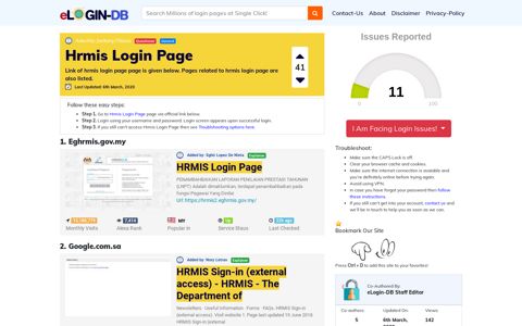 Hrmis Login Page - A database full of login pages from all ...