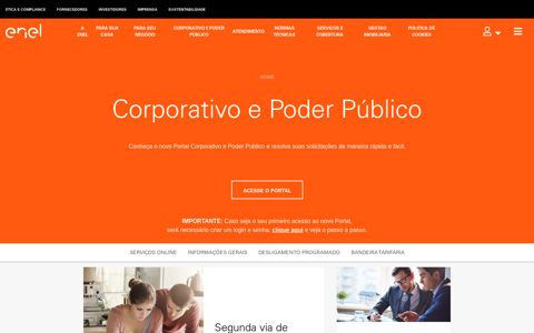 Corporativo e Poder Público | Enel