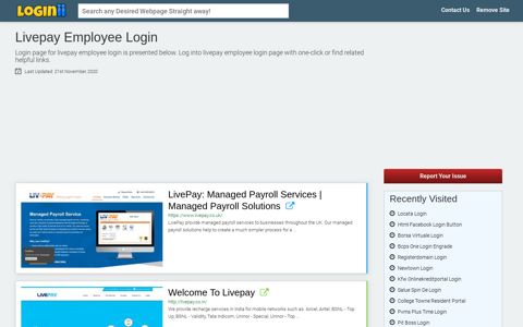 Livepay Employee Login - Loginii.com