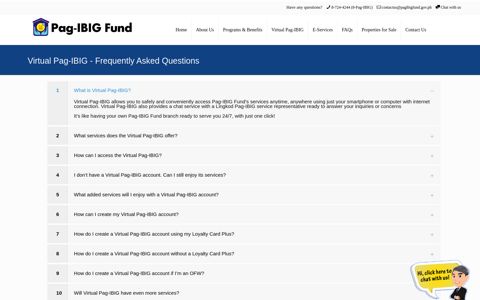 FAQs - Virtual Pag-IBIG - Pag-IBIG Fund