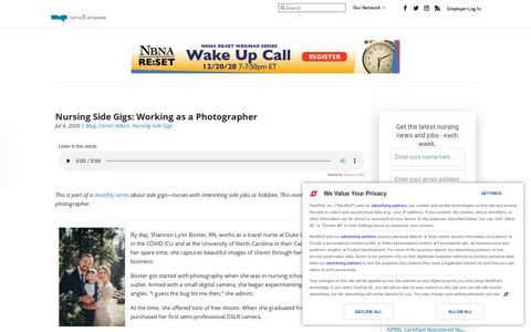 Nursing Side Gigs: Working as a Photographer - Daily Nurse