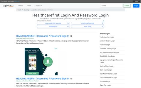 Healthcarefirst Login And Password - HEALTHCAREfirst ...
