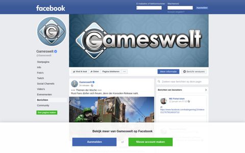 Gameswelt - Berichten | Facebook