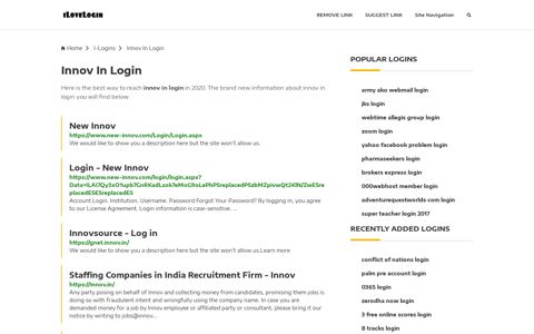 Innov In Login ❤️ One Click Access - iLoveLogin