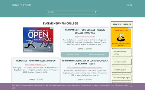 evolve newham college - General Information about Login