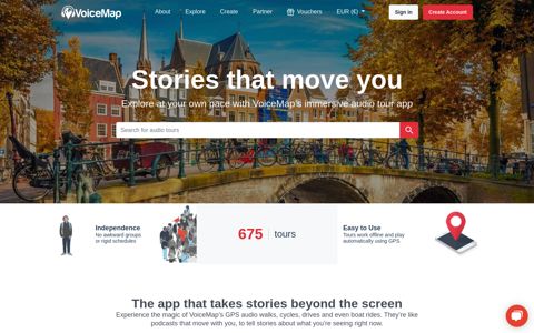 Self-guided GPS audio tours » VoiceMap