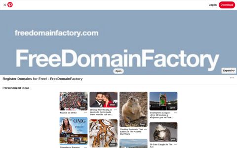 FreeDomainFactory – Register Domains for Free ... - Pinterest