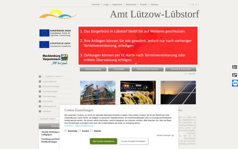 Login - Amt Lützow-Lübstorf