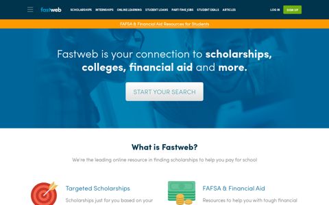 Fastweb: Find Scholarships for College for FREE