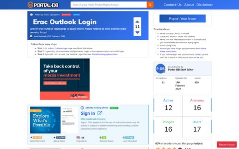 Erac Outlook Login - Portal-DB.live