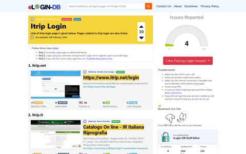 Itrip Login - A database full of login pages from all over the ...