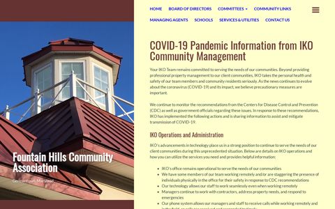 COVID-19 Pandemic Information from IKO Community ...