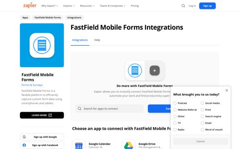 FastField Mobile Forms Integrations | Connect Your Apps with ...