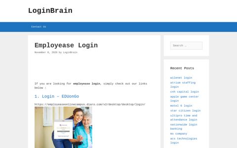Employease - Login - Eduongo - LoginBrain